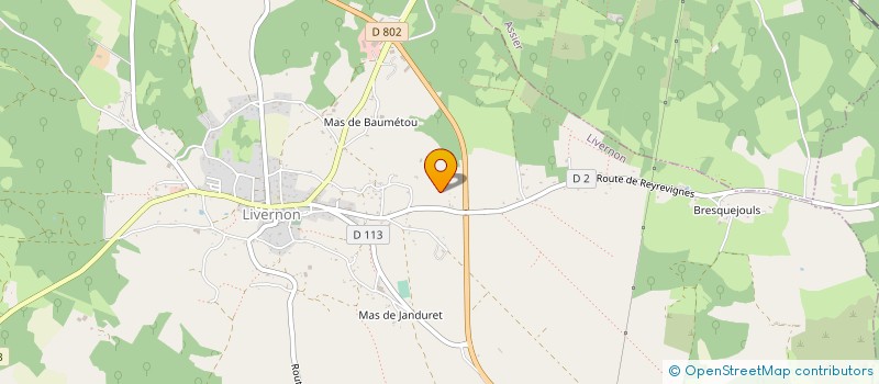 localisation de l'entreprise MADAME SANDRINE POUDEROUX  SAINT-SIMON