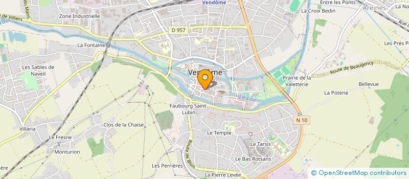 localisation de l'entreprise MADAME SANDRINE POUGET  VENDOME