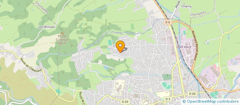 localisation de l'entreprise MADAME SANDRINE POULET  MONTBRISON