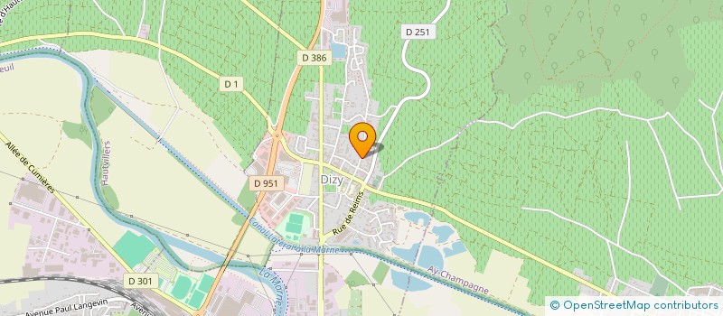 localisation de l'entreprise MADAME SANDRINE POUSSIN  DIZY