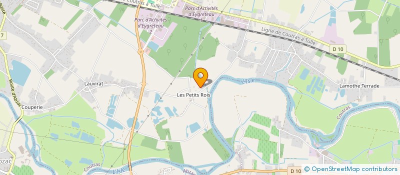 localisation de l'entreprise MADAME SANDRINE PRALONG  COUTRAS