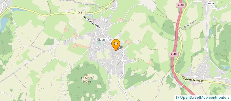 localisation de l'entreprise MADAME SANDRINE PRAT  BIZONNES