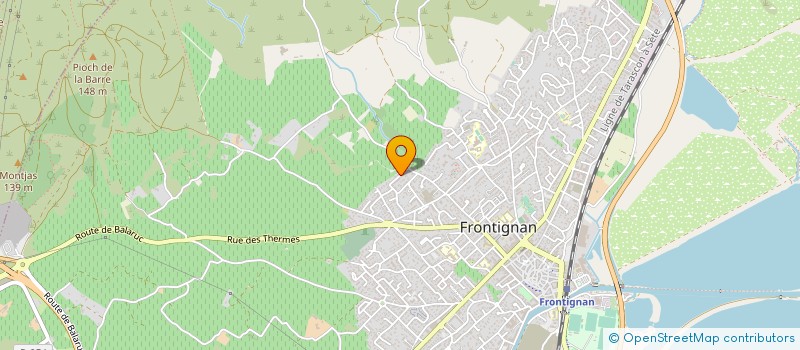 localisation de l'entreprise MADAME SANDRINE PRELLEZO à FRONTIGNAN