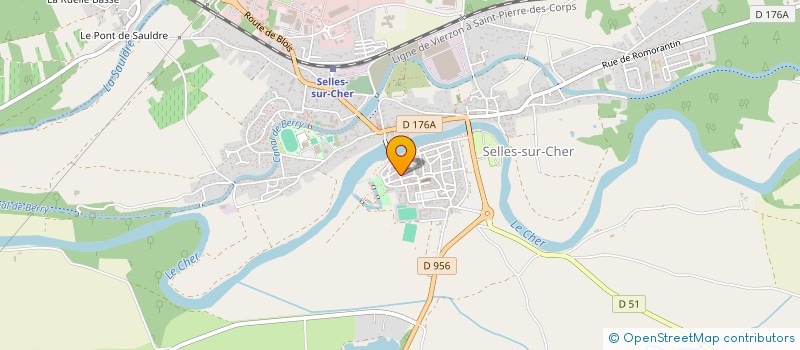 localisation de l'entreprise MADAME SANDRINE PRIEUR à SELLES-SUR-CHER