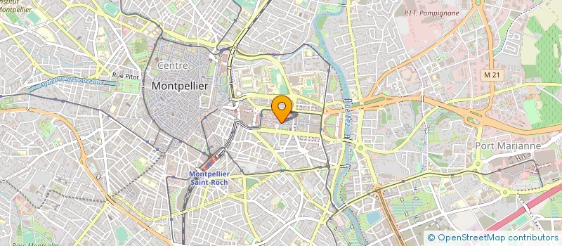 localisation de l'entreprise MADAME SANDRINE PRIOUX à MONTPELLIER