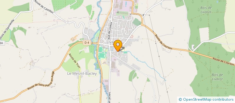 localisation de l'entreprise MADAME SANDRINE PROULT  LIVAROT-PAYS-D'AUGE