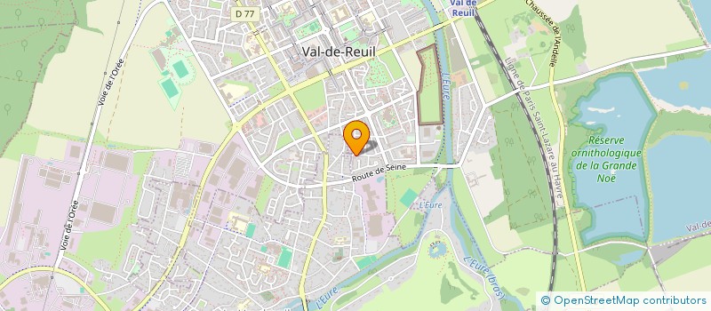 localisation de l'entreprise MADAME SANDRINE PRUD'HOMME à VAL-DE-REUIL