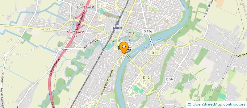 localisation de l'entreprise MADAME SANDRINE PRUVOT  MURET