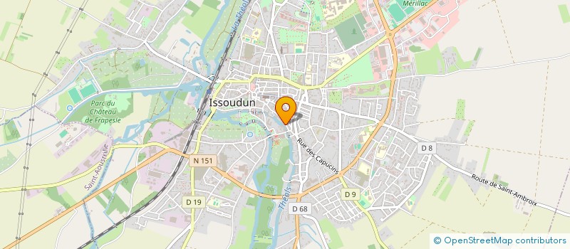 localisation de l'entreprise MADAME SANDRINE PUEL à ISSOUDUN
