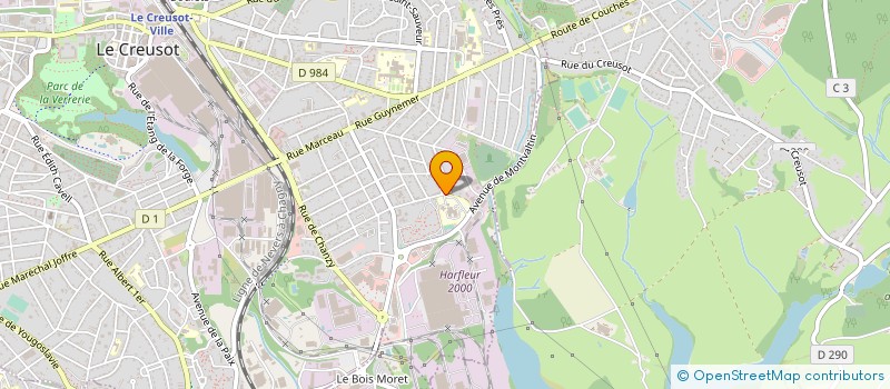 localisation de l'entreprise MADAME SANDRINE PUGNET  LE BREUIL