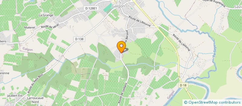 localisation de l'entreprise MADAME SANDRINE PUIMIRAIL  GALGON