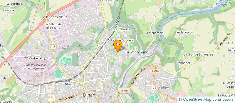 localisation de l'entreprise MADAME SANDRINE PUISSANT à DINAN