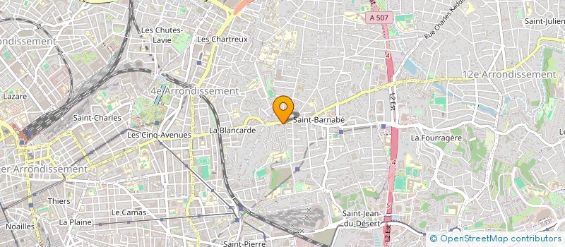 localisation de l'entreprise MADAME SANDRINE PULLARA à MARSEILLE