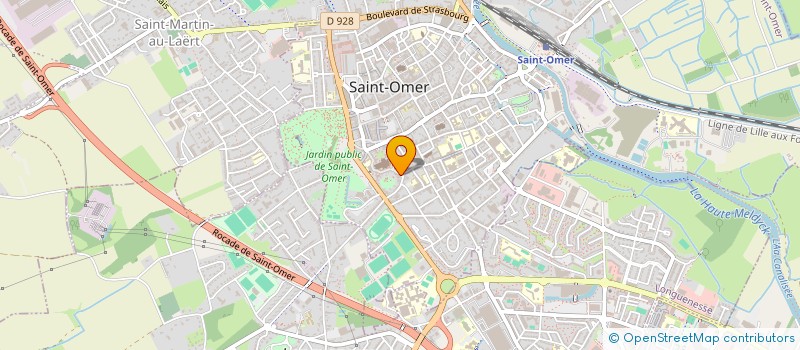 localisation de l'entreprise MADAME SANDRINE PUYPE à SAINT-OMER