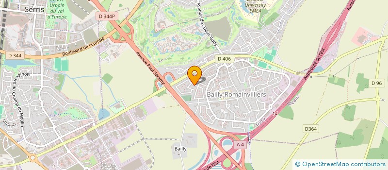 localisation de l'entreprise MADAME SANDRINE QUEMON  MAGNY-LE-HONGRE