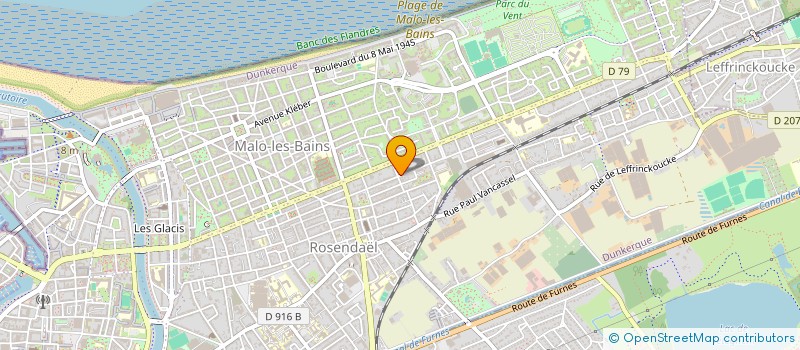 localisation de l'entreprise MADAME SANDRINE QUENTON à DUNKERQUE