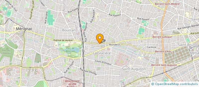 localisation de l'entreprise MADAME SANDRINE QUENU  MERIGNAC