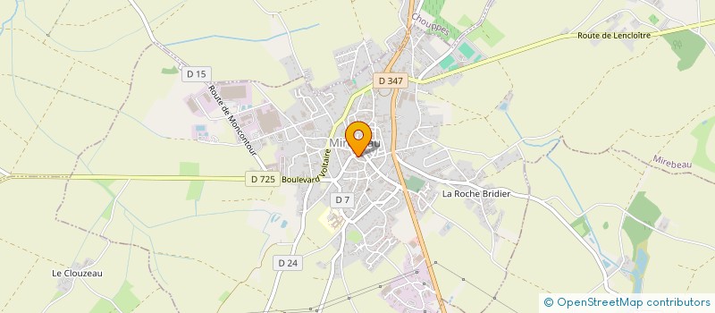 localisation de l'entreprise MADAME SANDRINE QUEREUX à MIREBEAU