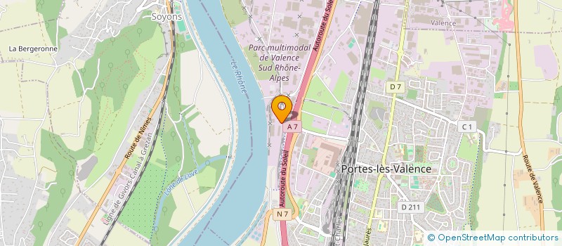 localisation de l'entreprise MADAME SANDRINE RAMBERT  ETOILE-SUR-RHONE