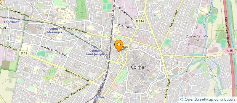 localisation de l'entreprise MADAME SANDRINE RAMEL  COLMAR