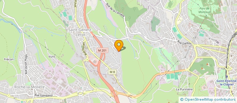 localisation de l'entreprise MADAME SANDRINE RAMET  SAINT-GENEST-LERPT