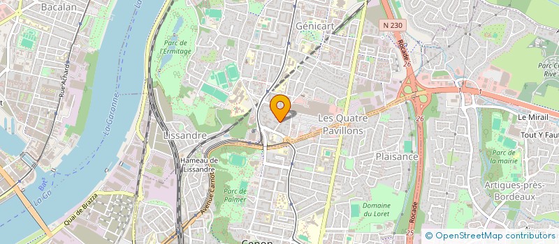 localisation de l'entreprise MADAME SANDRINE RAOELIARISOA à LORMONT
