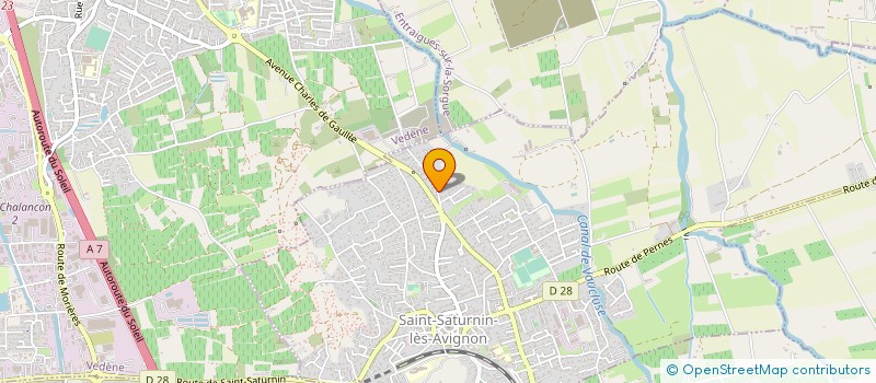 localisation de l'entreprise MADAME SANDRINE RASMUSSEN  SAINT-SATURNIN-LES-AVIGNON