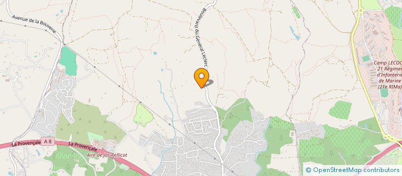 localisation de l'entreprise MADAME SANDRINE RASSE  PUGET-SUR-ARGENS