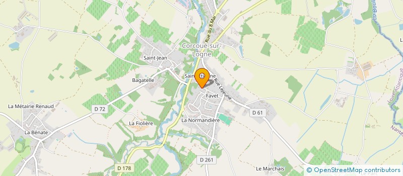 localisation de l'entreprise MADAME SANDRINE RAUTURIER  LEGE