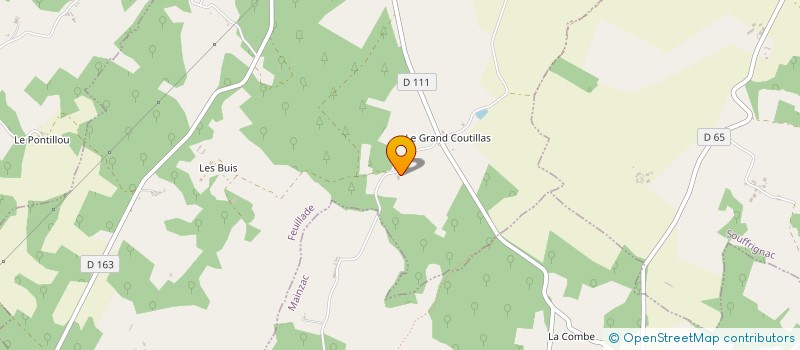 localisation de l'entreprise MADAME SANDRINE RAUX à FEUILLADE