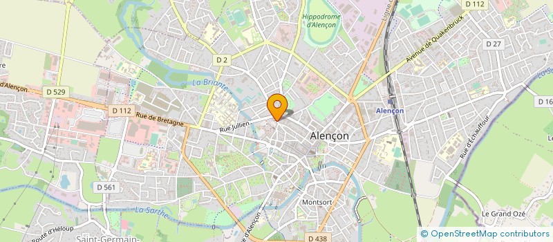 localisation de l'entreprise MADAME SANDRINE RAYON à ALENCON