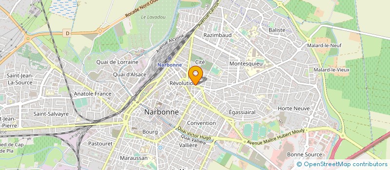 localisation de l'entreprise MADAME SANDRINE RECH à NARBONNE