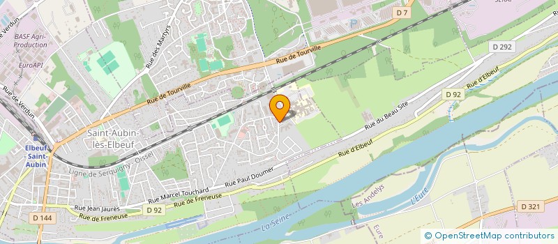 localisation de l'entreprise MADAME SANDRINE RECHER à SAINT-AUBIN-LES-ELBEUF