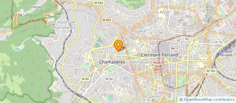 localisation de l'entreprise MADAME SANDRINE REDON  CHAMALIERES