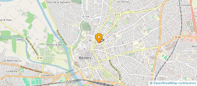 localisation de l'entreprise MADAME SANDRINE REMY à BEZIERS