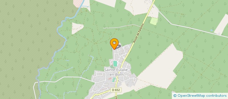 localisation de l'entreprise MADAME SANDRINE RENAUDIE  SAINTE-EULALIE-EN-BORN