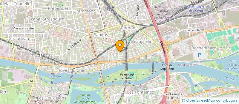 localisation de l'entreprise MADAME SANDRINE RENCIEN  TOURS