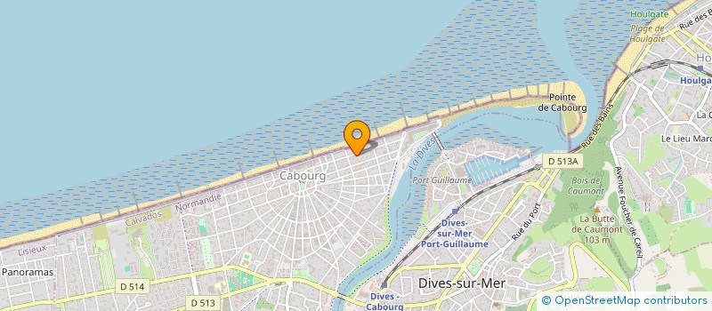 localisation de l'entreprise MADAME SANDRINE REOLON  CABOURG