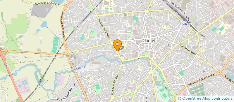 localisation de l'entreprise MADAME SANDRINE RETHORE à CHOLET