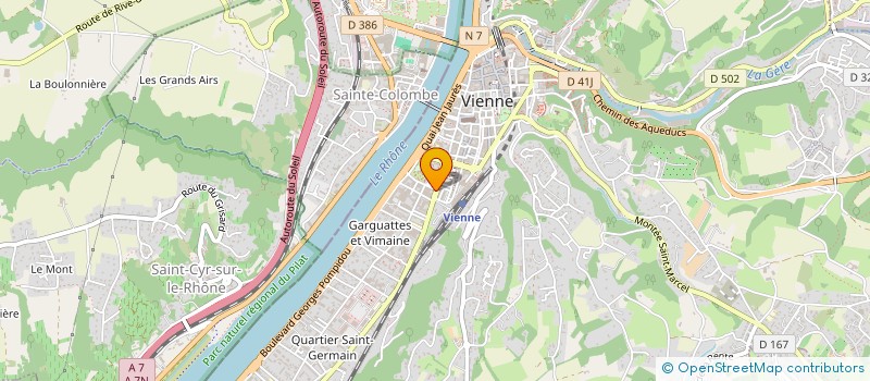 localisation de l'entreprise MADAME SANDRINE REVERDY à VIENNE