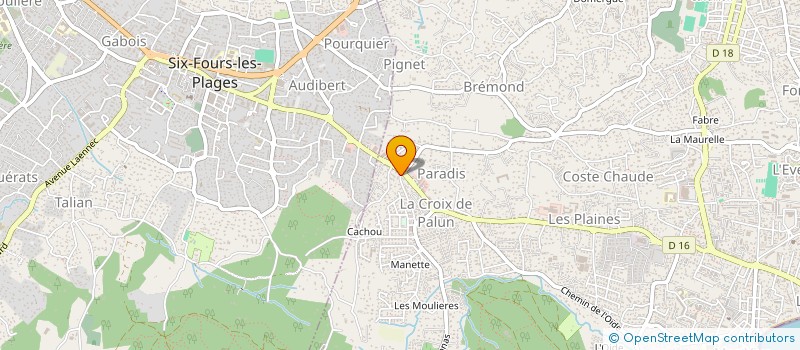 localisation de l'entreprise MADAME SANDRINE REVOL à LA SEYNE-SUR-MER