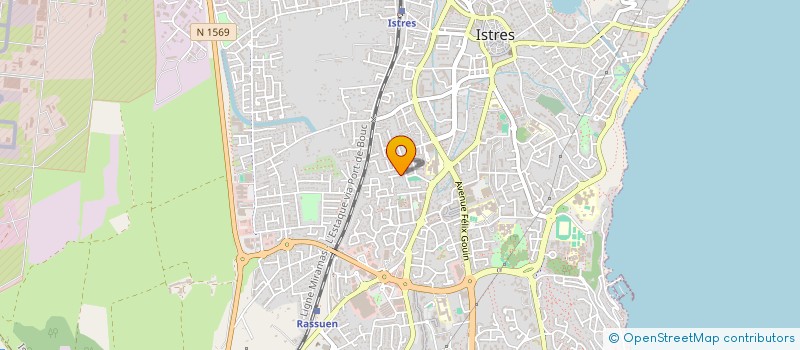 localisation de l'entreprise MADAME SANDRINE REYNIER à ISTRES