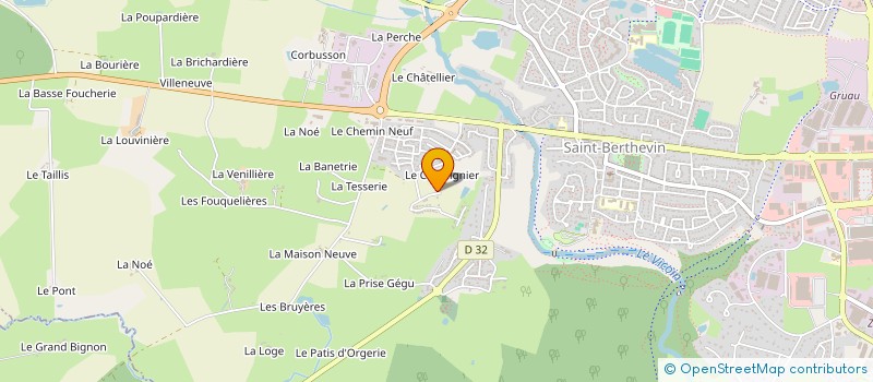 localisation de l'entreprise MADAME SANDRINE REZE  SAINT-BERTHEVIN