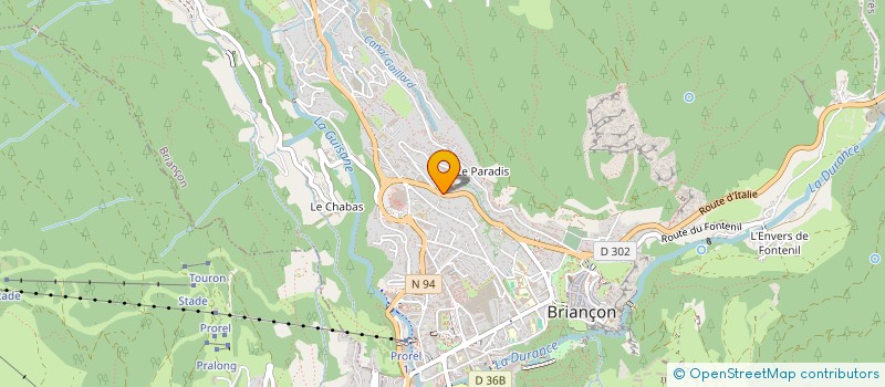 localisation de l'entreprise MADAME SANDRINE RICAUD  BRIANCON