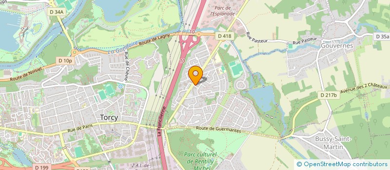 localisation de l'entreprise MADAME SANDRINE RICHE  SAINT-THIBAULT-DES-VIGNES