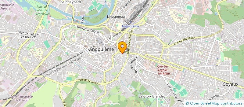 localisation de l'entreprise MADAME SANDRINE RICHIER à ANGOULEME