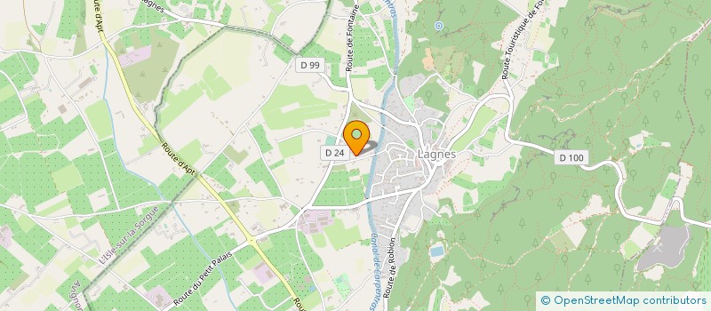 localisation de l'entreprise MADAME SANDRINE RIFFET  LAGNES