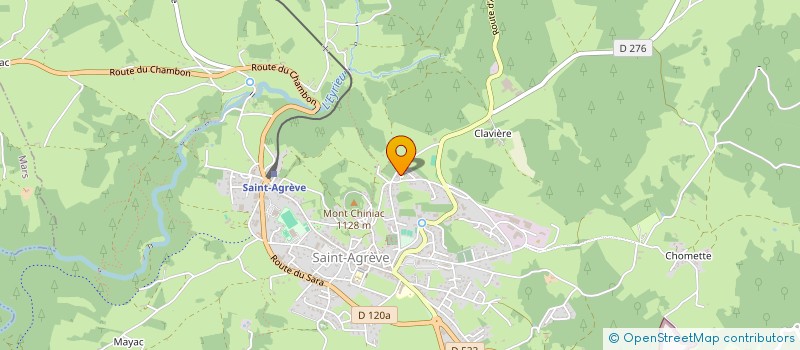 localisation de l'entreprise MADAME SANDRINE RIOU  SAINT-AGREVE