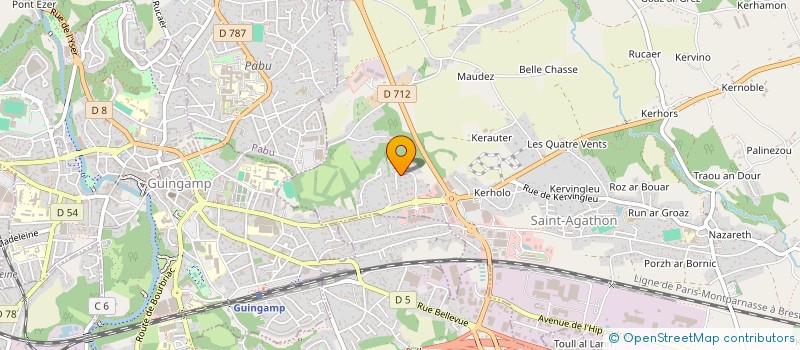 localisation de l'entreprise MADAME SANDRINE RIOU  SAINT-AGATHON