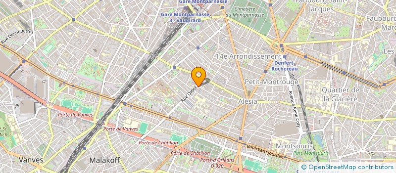 localisation de l'entreprise MADAME SANDRINE RIOUAL  PARIS